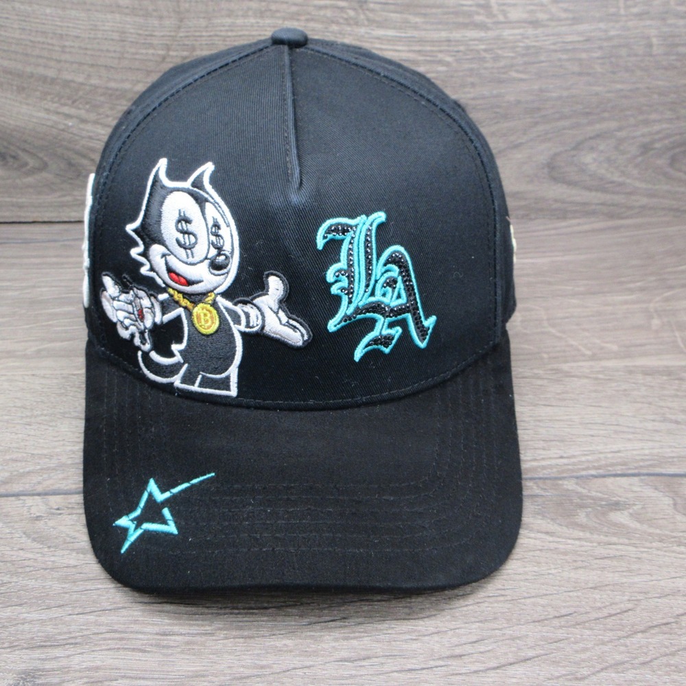 Cash Only Felix In LA Hat Cap Mens Snap Back Black Limited Edition Streetwear